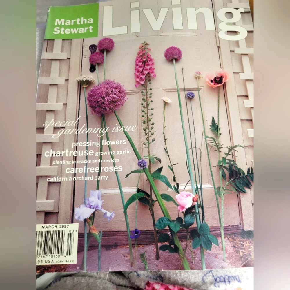 Martha Stewart Living Magazine  March 1997